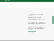 Tablet Screenshot of lapbookkeeping.com